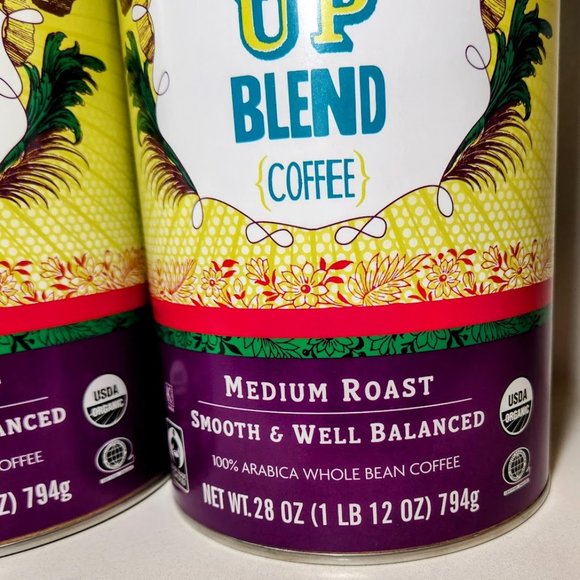 2X Trader Joe's Organic Fair Trade Wake Up Blend Coffee 28 oz Whole Bean Medium - Picture 8 of 10